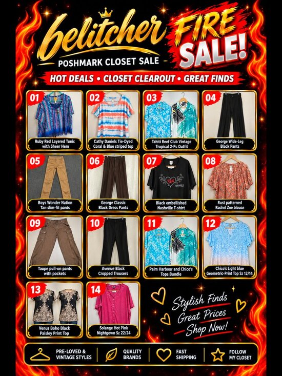 Various Other - Reposher's Bundle Fire Sale 🔥🔥🔥15 Women & Men's Clothes One Great Price